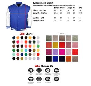 Vente en gros de vestes personnalisées pour hommes, vestes en laine, coton, polaire, chenille vierge, logo brodé, vestes pour hommes de Letterman, veste universitaire pour homme - Product Image 6