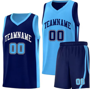 Sublimación ropa de baloncesto secado rápido personalizado Reversible baloncesto Jersey doble capa Reversible baloncesto Jerseys - Product Image 1