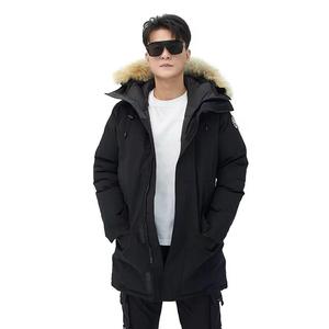 Sheep <b>Fur</b> Thick and Shiny Breathable <b>Hooded</b> Design Men's Premium Quality Winter <b>Jacket</b> Bubble Puffer Coat Breathable OEM - Product Image 6