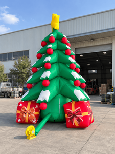 Sapin de Noël gonflable géant avec décorations - 6 mètres de haut - Product Image 1