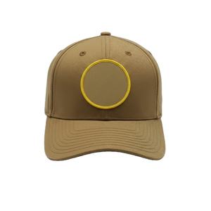 Casquettes kaki en gros avec logo personnalisé, casquettes de baseball à patch rond tissé, casquettes de travail durables pour uniformes d'équipe, couvre-chefs OEM d'usine - Product Image 1