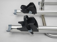 Porte-vélos robuste pour camping-car, porte-vélos double à fixation arrière pour camping-cars et fourgonnettes de camping