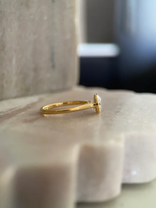 Bague en argent 925 avec diamant moissanite de 1 carat, taille ovale, édition E2W, certifiée IGI, pour fiançailles, fêtes ethniques - Product Image 6