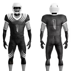Uniformes de football américain à 12 panneaux de haute qualité personnalisés pour les écoles et les ligues maillot de football américain par sublimation - Product Image 1