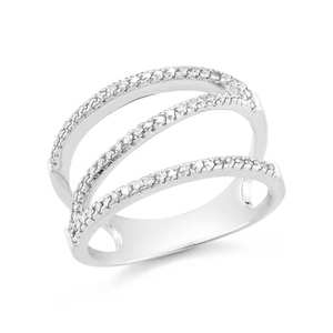 เครื่องประดับเงินชั้นดีของผู้หญิงเพชรสวิส925เพชรสวิสสีเงินสเตอร์ลิงวงที่ใส่ด้วยทองคำสำหรับงานแต่งงาน - Product Image 2