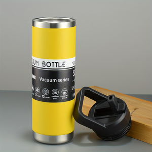 CL 600ml 20oz Stainless Steel Vacuum Insulated Water <b>Bottle</b> with Overhead Carry Handle Leak Proof Travel <b>Thermos</b> - Product Image 5