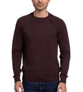 Suéteres de algodón con cuello redondo para hombre, suéter informal en blanco, nuevo diseño de moda, suéter de invierno transpirable de manga larga para hombre - Product Image 1