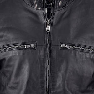 Chaqueta de cuero duradera ligera para hombre Chaqueta de cuero de alta calidad Chaquetas de hombre con logotipo personalizado - Product Image 3