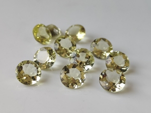 เลมอนควอตซ์ธรรมชาติทำด้วยมือพลอยหลวมเจียระไนขนาด3-8มม. สำหรับการทำเครื่องประดับขายส่ง - Product Image 5