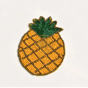 Posavasos con cuentas en forma de piña hecho a mano, alfombrillas decorativas para bebidas para cocina, mesa de comedor, portavasos de café, suministro al por mayor a granel - Product Image 6