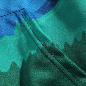 Sweat à capuche en polaire polyester pour homme, impression personnalisée en blocs de couleur, style sublimation 2025 - Product Image 4