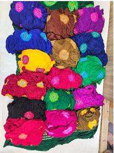 Sari en soie Bandhej Gajji haut de gamme, collection de festivals, sari en soie Bandhej fantaisie par un exportateur à prix abordable - Product Image 2