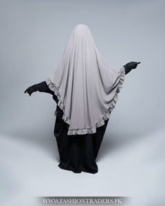 Vestido de poliéster hecho a mano Khimar Hijab para mujer, ropa modesta para uso diario, eventos islámicos, fiesta nocturna, suministro al por mayor - Product Image 2