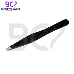 Pinzas para cejas duraderas con punta inclinada de una pieza de Color negro, recién llegado, pinzas para cejas suaves - Product Image 2