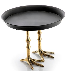 Tazón y Bandeja Redonda de Metal Ecológicos Personalizados con Diseño Vintage para Vajilla de Bodas y Fiestas - Product Image 2