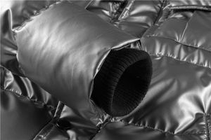 Chaqueta de invierno para hombre con diseño personalizado y elegante al por mayor, ropa de abrigo informal con cuello levantado, estilo Abrigo acolchado con efecto de burbuja - Product Image 5