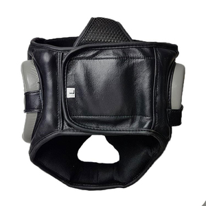 2025 compétition boxe tête garde cuir artificiel Muay Thai MMA Sparring tête Protection équipement - Product Image 4