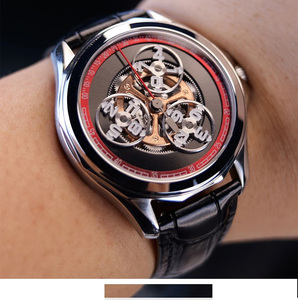 <span class=keywords><strong>Orologio</strong></span> <span class=keywords><strong>da</strong></span> <span class=keywords><strong>Polso</strong></span> Meccanico Automatico OEM Personalizzato 8215 con Ore Vaganti, Luminoso, in Acciaio Inossidabile 316L e Vetro Zaffiro - Product Image 4