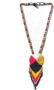 Belle perle de boule de pierres précieuses multicolore concepteur fait à la main colliers à la mode pour les femmes filles portent pour les fiançailles de mariage de fête - Product Image 3