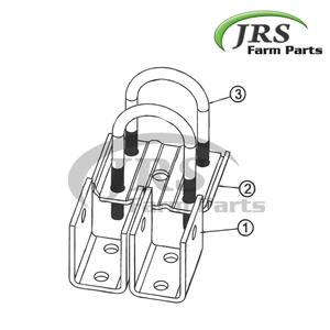 Kit de suspension tandem pour remorque moyenne du fabricant agricole JRS et de l'exportateur Pièces de machines agricoles d'Inde - Product Image 2