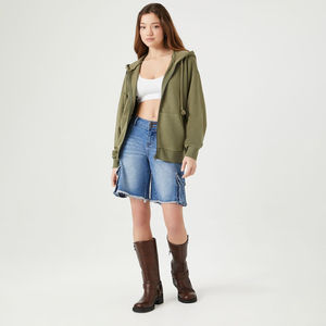 Sweat-shirts de sport en coton slim pour femmes, confortables, coupe ample, hauts courts, vestes d'entraînement, personnalisables, grandes tailles, capuche d'hiver - Product Image 5