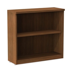 Librería Alera Valencia Series de 2 estantes, moderna, color nogal, 31,75 pulgadas. X 14 pulgadas X 29.5 Pulgadas 31.75 Pulgadas X 14 pulgadas X 29.5 Pulgadas - Product Image 1