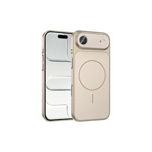 Coque en silicone magnétique M-Safe Luxury Gold compatible avec iPhone 17 Air Plus, protection de l'appareil photo intégrée – Élégante et pratique - Product Image 1