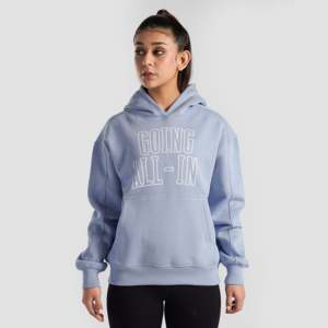 Sudadera con Capucha Empower Regular, Diseño Transpirable Azul Cielo para Otoño - Product Image 1
