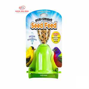 Nuevo en 2025 fabricante Alimentador automático inteligente para mascotas alimentador de pájaros de plástico multicolor PP ventana exterior comedero y bebedero para pájaros - Product Image 1