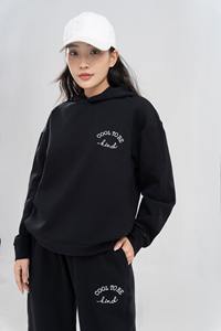 Sweat à capuche et survêtement de haute qualité pour femmes 100% sweats et pantalons de survêtement en coton pour l'automne printemps XS taille survêtement blanc - Product Image 2