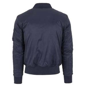 แจ็กเก็ตบอมเบอร์เบสบอลผ้าซาตินปักลายผ้าซาตินสำหรับผู้ชาย OEM Service เสื้อแจ็กเก็ตบอมเบอร์ผ้าโพลีเอสเตอร์กันน้ำมีซิปสำหรับผู้ชายทรงสลิมฟิต - Product Image 6