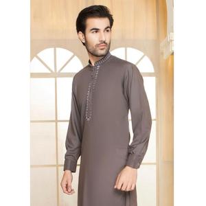 Costumes de créateurs élégants Shalwar Kameez pour hommes Tissu respirant de haute qualité pour hommes Costumes de fête Meilleures ventes Salwar Kameez - Product Image 4