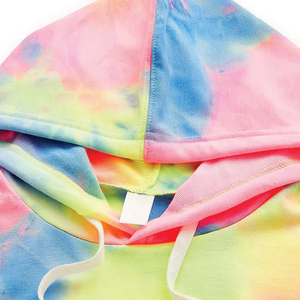 Haute qualité nouvelle mode automne femmes décontracté couleur unie haut court sweats à capuche haut court à capuche Streetwear goutte épaule sweats à capuche - Product Image 5