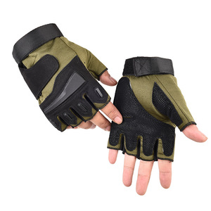 SMART SHINE ENTERPRISES Half Finger Polyester Lightweight Fitness <b>Gloves</b> <b>Black</b> <b>Mesh</b> Breathable Workout Gym Training Unisex - Product Image 3