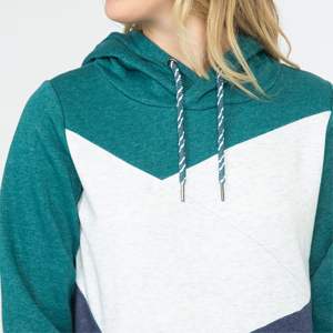 Sudadera con capucha de bloque de color PARA MUJER: Sudadera con capucha elegante y acogedora con diseño de color llamativo, perfecta para atuendos informales - Product Image 4