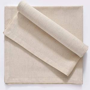 Servilletas de tela para la cena, mezcla de algodón y lino, paquete de 12, calidad premium natural, esquinas mitradas para uso diario, preencogidas, 20x20 pulgadas - Product Image 5