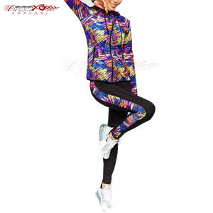 ชุดวอร์มสไตล์สปอร์ตสำหรับผู้หญิงสำหรับใส่สบายแขนยาวสำหรับผู้หญิง - Product Image 1