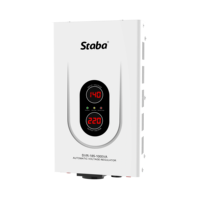 Stabilisateur de tension SVR-185-3000VA Régulateur de tension CA mural 3000W monophasé 220V/230V Stabilisateur de tension pour usage domestique
