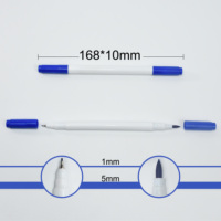 Lot de 12 feutres double pointe lavables pour dessin artistique, stylos feutres à double face, ensemble de papeterie, feutres aquarelles pour écoliers