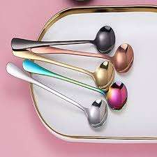 Couverts métalliques de qualité supérieure normalisés avec un design unique et un vernis miroir pour les ustensiles de vaisselle à la maison - Product Image 2