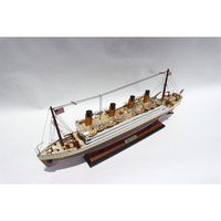 Bms en bois TITANICC, modèle de expédition, expédition sur socle, 100 cm