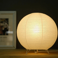 Lanterne en papier lampe de table lampe de chevet décorative créative lampe en papier lampe de bureau pour commode chambre salon