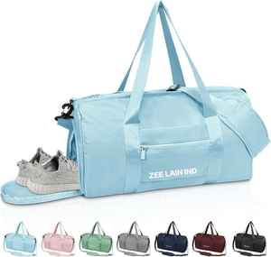 <b>Extra</b> <b>Large</b> Foldable Nylon Duffel <b>Bag</b> for Travel/<b>Storage</b> with Zippered Pockets - Product Image 1