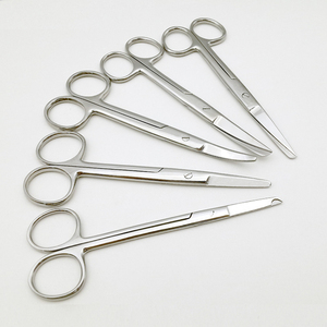 กรรไกรสเตนเลสทางการแพทย์14ซม. พื้นฐานของเครื่องมือผ่าตัดกรรไกรตัดตรงสำหรับห้องผ่าตัด - Product Image 5
