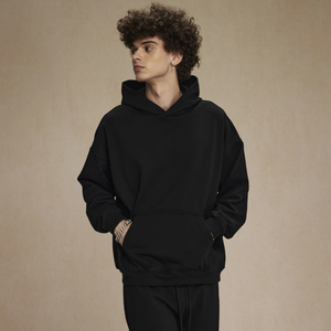 NUEVA Sudadera con Capucha Personalizada de Alta Calidad 100% Algodón, Sudadera Unisex de Estilo Urbano, Sudadera Holgada de Hip Hop para Hombre, Sudadera Gruesa Básica - Product Image 4