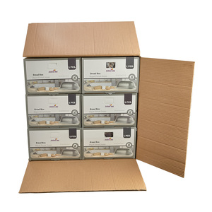 กล่องขนมปังพลาสติกฝาโดมสำหรับเก็บขนมปังบนเคาน์เตอร์ครัว ขายส่ง - Product Image 2