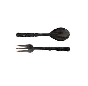 Cuillère en corne naturelle 100% personnalisée hautement polie et de meilleure qualité fabriquée à la main pour la maison, les hôtels et les restaurants d'Inde - Product Image 2