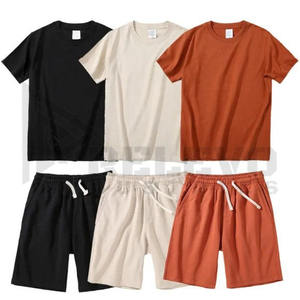 Conjunto de Pantalones Cortos de Algodón para Hombre, Estilo Urbano, Holgados, Vintage, Lavado Ácido, con Logotipo Personalizado, Estampado Desteñido al Sol - Product Image 4