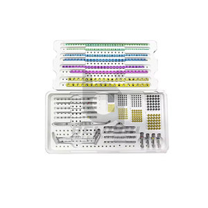 Maxillofacial Kit sekrup Mini, dengan baki kode warna dan pegangan Driver untuk Kit sekrup Maxillofacial bedah fiksasi tulang - Product Image 6