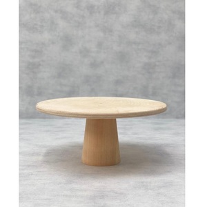 ผู้จัดจำหน่ายขายส่งฐานวางเค้กไม้พร้อมโลโก้สั่งทำ - Product Image 3